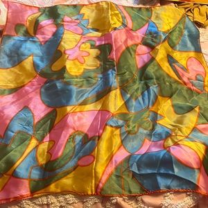 Vintage Satin Scarf
